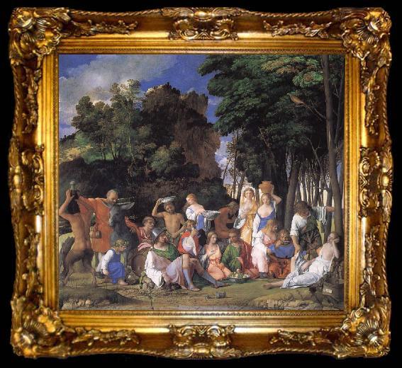 framed  Giovanni Bellini Gods fest, ta009-2
